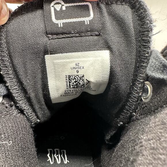 Woolrich x Converse Men’s 9 US Chuck Taylor All Star Street Hiker Black Plaid - Picture 10 of 11